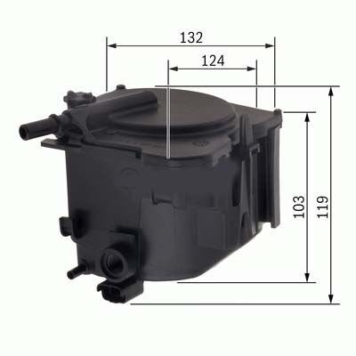 PSA 1901.95 YAKIT FİLTRESİ PARTNER-206-207-307-308-407-BERLINGO-C2-C3-C4-C5-FIESTA-FOCUS-C-MAX-TEPEE 1.6HDI