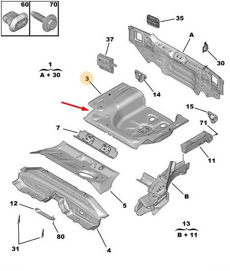 OE-OPEL 1638952580 CORSA F HAVUZ SACI ASS HARIÇ