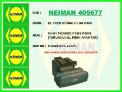 NEIMAN 405677 EL FREN DÜĞMESİ / BUTONU C4-C4 PİCASSO-P3008-P5008 TURUNCU EL FREN ANAHTARI