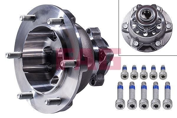 ÖN TEKER RULMANI PORYALI FORD TRANSİT V363 14> ÇİFT TEKER 6 BİJON