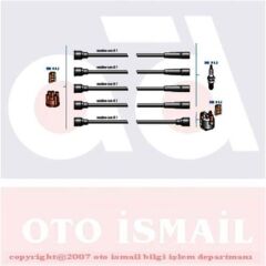 DODUCO 7724 BUJİ KABLOSU BOBİN KABLOSU BUJİ KABLOSU TK R9-R19-BROADWAY 1.4 8V 1.6 8V TWINGO-CLIO 1.2 D7F