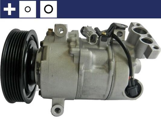 MAHLE ACP382000S KLİMA KOMPRESÖRÜ MEGANE III 09> FLUENCE 09> SCENIC III 09> 1.5dCi 1.6 16V 12V 6 KANAL 125MM