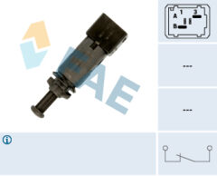 FAE 24890 FREN MUSURU SIYAH 2 FIS MASTER MOVANO VIVARO CLIO II KANGOO TWINGOO LOGAN