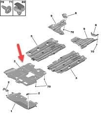 OE-OPEL 9824226080 208 (P21E) CORSA F (P2JO) MOTOR ALT PLASTIK MUAHAFAZA