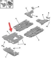 OE-OPEL 9824226080 208 (P21E) CORSA F (P2JO) MOTOR ALT PLASTIK MUAHAFAZA
