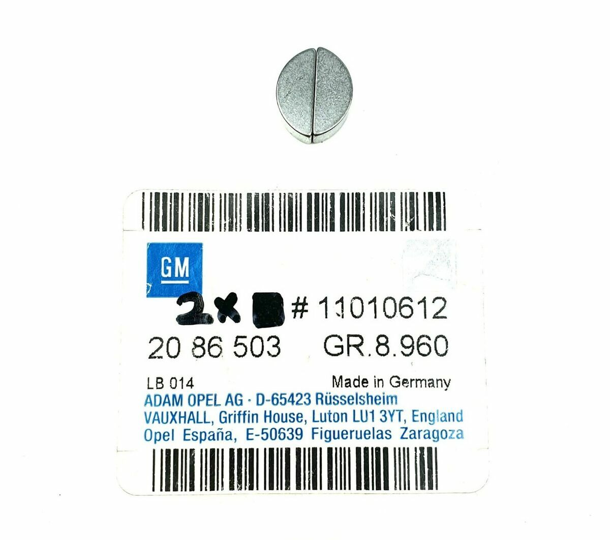 OE-OPEL 11010612 CORSA B ASTRA F ASTRA G VECTRA A VECTRA B FRONTERA A FRONTERA B OMEGA B KRANK KAMASI 5X6.5 MM