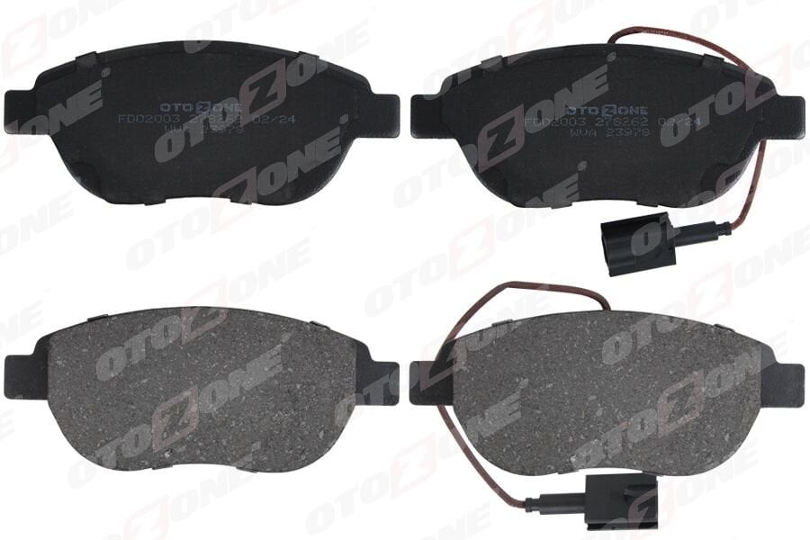 ÖN BALATA DOBLO 1.3-1.9 JTD 07>G.PUNTO 1.3 MJT 05>STILO 05>LINEA 07>BRAVO 07> 200mm 2 FİŞ GDB1483