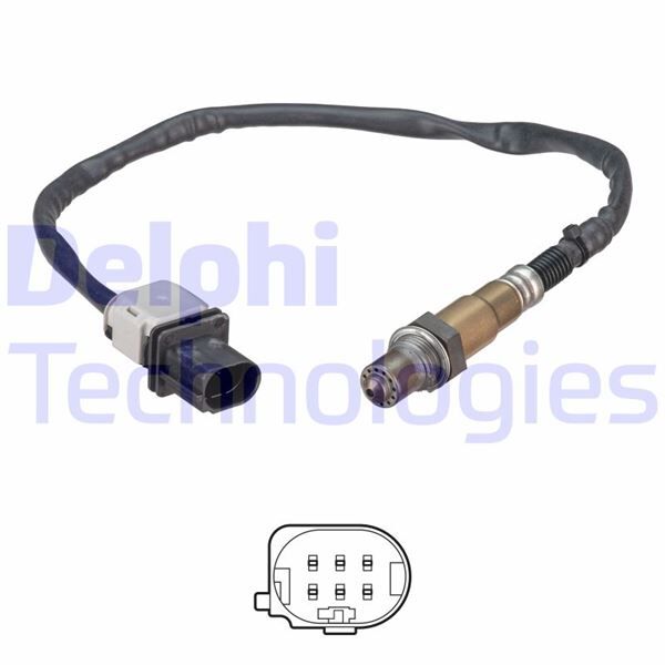 DELPHI ES21302-12B1 OKSİJEN SENSÖRÜ VOLVO S60 II 15>18 D4 V60 I 15>18 D5 Hybrid AWD V70 III 15>18 D3-D4 XC60 I 08>17 XC70 II 07>XC70 II 13>