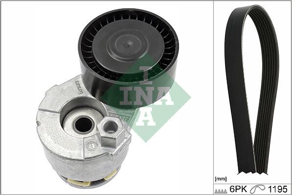 INA 529011710 V KAYIŞ SETİ RENAULT CLIO IV 12> CAPTUR I 13> MEGANE IV 16> TALISMAN 16> DACIA SANDERO II 12> LODGY 13> DOKKER 13> NISSAN JUKE 12> 1.5dCi