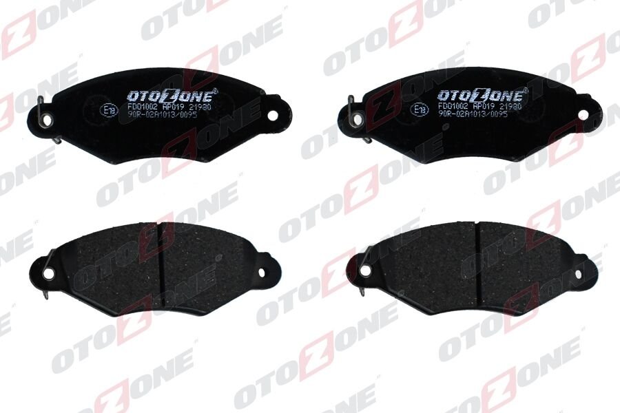 OTOZONE FDO1002 ÖN FREN BALATASI RENAULT KANGOO 97> CLIO SYMBOL I 98> CITRO N XSARA 97>02 PEUGEOT 306 96>01