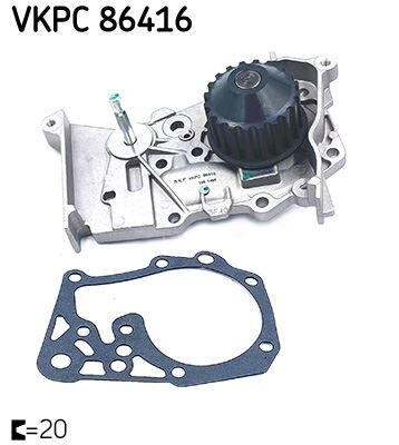 SKF VKPC86416 DEVİRDAİM RENAULT CLIO II 98> CLIO III 05> FLUENCE 10> KANGOO 97> LAGUNA I 97> LAGUNA II 01>05 MEGAN E I-II-III SCENIC I-II-II SYMBOL II 08> DOKKER 12> SANDERO 08> 1.4 1.6