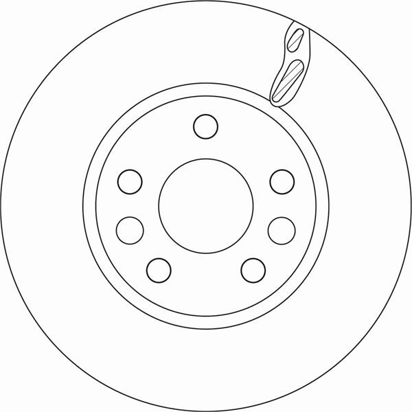 TRW DF6546 ÖN FREN DİSKİ RENAULT MEGANE IV 15> TALISMAN 15> DIŞ ÇAP:296MM K:26MM Y:44MM 5 DELİK