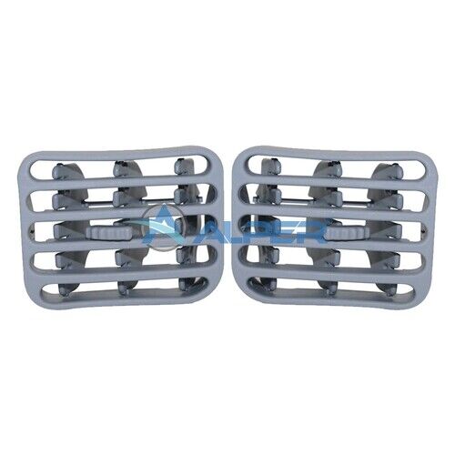 ALPER 292096 KALORİFER HAVALANDIRMA IZGARASI DİFÜZÖRÜ ORTA SAĞ-SOL SET GRİ