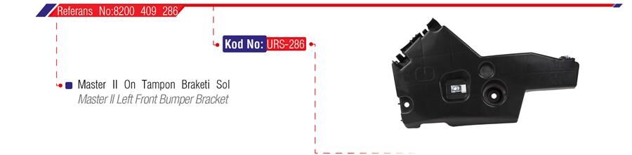 URS 286 ÖN TAMPON BAĞLANTI BRAKETİ SOL MASTER II 04-10