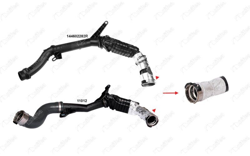 NIFEA 11193 TURBO HORTUMU KÜÇÜK PLASTİK PARÇA CLIO IV-DOKKER-LODGY-LOGAN II-SANDERO II-DUSTER 1.5 DCI 09 >
