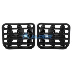 ALPER 292097 KALORİFER HAVALANDIRMA IZGARASI DİFÜZÖRÜ ORTA SAĞ-SOL SET SİYAH