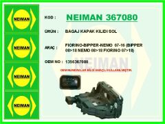 NEIMAN 367080 BAGAJ KAPAK KILIDI SOL FIORINO-BIPPER-NEMO 07-16 BIPPER 08>18 NEMO 08>18 FIORINO 07>18