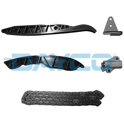 DAYCO KTC1048 EKSANTRİK ZİNCİR SETİ HYUNDAI STAREX 2.5L D4CB 02-08 / H1 2.5L D4CB CRDI 08-> / H100 2.5L D4CB 140hp KAMYONET 06-09 / KIA SORENTO 2.5L D4CB 140hp 170hp 06-> 1 zincir 1 gergi 3 palet