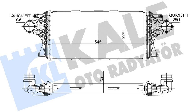 KALE 375920 TURBOSARJ RADYATORU MERCEDES W166 X166 C292