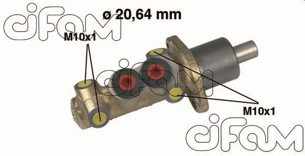 CIFAM 202059 ANA MERKEZ R19 I-II-MGN I 96-03 CLIO 90-98 P106 91-96 -TOLEDO 91-99 -POLO 81-94 20.64mm