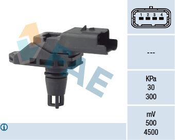 FAE 15132 BASINÇ MAP SENSÖRÜ P207-P208-P301-P308-P407-P508-P2008-P3008-P5008-RZC-EXPERT-PARTNER-BERLINGO-C3-C4 -C5-DS3-DS4-DS5 1.6 HDI-2.0 HDI DV6C-DV6DTED-DV10CTED FOCUS III-MONDEO I 1.6-2.0 TDCI