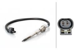 HELLA 6PT014494521 EGZOZ SICAKLIK SENSORU KAT. UZERINDE MERCEDES W203 S203 W204 S204 C209 A209 C219 W211 S211 W221