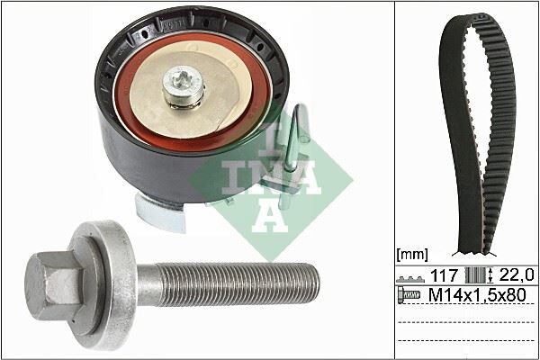 INA 530060510 TRIGER SETI CMAX II 10> FOCUS III 11>14 1.6 ECOBOOST FOCUS IIII 14> KUGA II 13> 1.6/1.5 ECOBOOST VOLVO S60 II T4 11> S80 II 124 : T4 10>