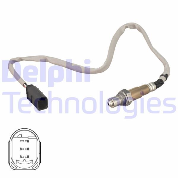 DELPHI ES21074-12B1 OKSIJEN SENSORU KAT. ONCESI MERCEDES W176 W246 W204 W205 C117 C218 W212 C253 X204 B907 B910