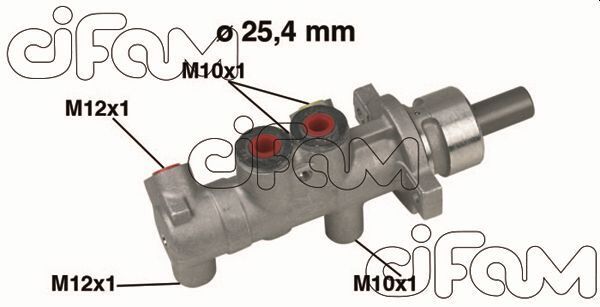 CIFAM 202415 ANA MERKEZ MOVANO 2.5-2.8 99-03 MASTER III 2.5 DCİ 2.8 DTI 3.0 DCI 00 > 25.4mm