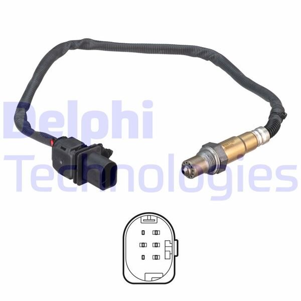 DELPHI ES21197-12B1 OKSIJEN SENSÖRÜ FIAT EGEA-PUNTO-GRANDE PUNTO-DOBLO-500L-500X-BRAVO ALFA ROMEO GIULIETTA 1.6 MTJD Euro6