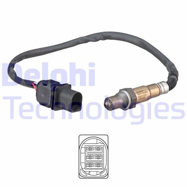 DELPHI ES21067-12B1 OKSIJEN SENSORU BMW E87 F20 F21 E90 E91 E92 E93 F07 F10 F11 F30 F31 F34 E60 E61 F01 E83
