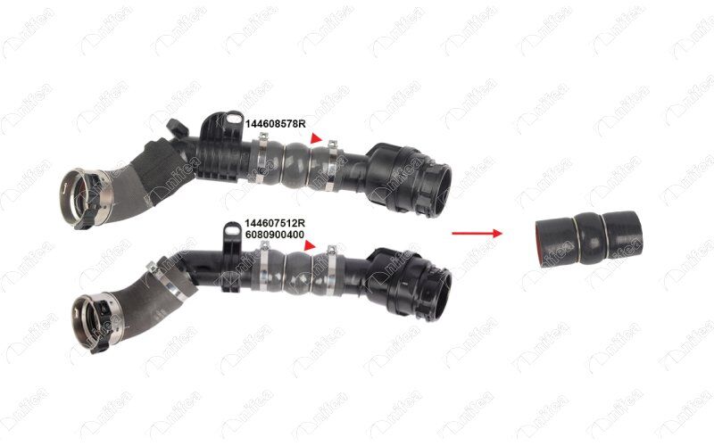 NIFEA 11074 TURBO HORTUMU PLASTİK BORU HARİÇ 2 KAT POLYESTER KULLANILMIŞTIR DACIA-DOKKER-DUSTER-LODGY-LOGAN-MERC EDES BENZ A-SERİSİ-CLİO-MEGANE
