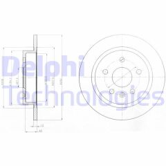 DELPHI BG4188 ARKA FREN AYNASI INSIGNIA A 08> SAAB 9-5 YS3G 10> 16 JANT 292x12x5DL DOLU
