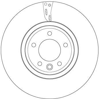 TRW DF6954S FREN DISKI ON LAND ROVER DISCOVERY L462 RANGE ROVER SPORT L494 L405
