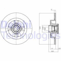 DELPHI BG9030RS ARKA FREN AYNASI TEK ABS SENSOR HALKASI ILE GRAND SCENIC 1.5DCI/1.6/1.9 DCI/2.0 04-