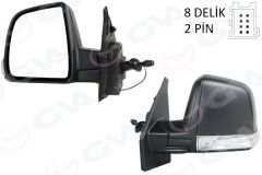 DIŞ DİKİZ AYNASI SOL FIAT DOBLO 11 > MEKANİK - DESENLİ - SİNYALLİ