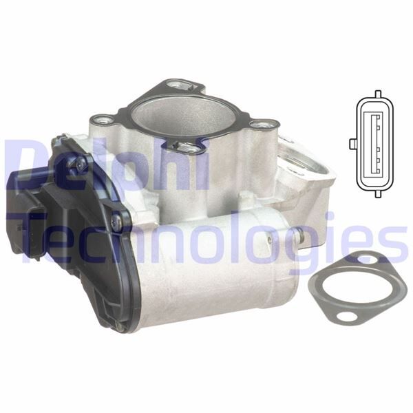 DELPHI EG10494-12B1 EGR VALFİ OPEL MOVANO B 10> VIVARO A 06> RENAULT MASTER 10> TRAFIC 06> NISSAN X-TRAIL 16> 2.0-2.3 CD TI-DCI