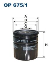 FILTRON OP675.1 YAĞ FİLTRESİ MAZDA BT50 UN FORD RANGER ET 07-11 2.5/3.0 TDCİ