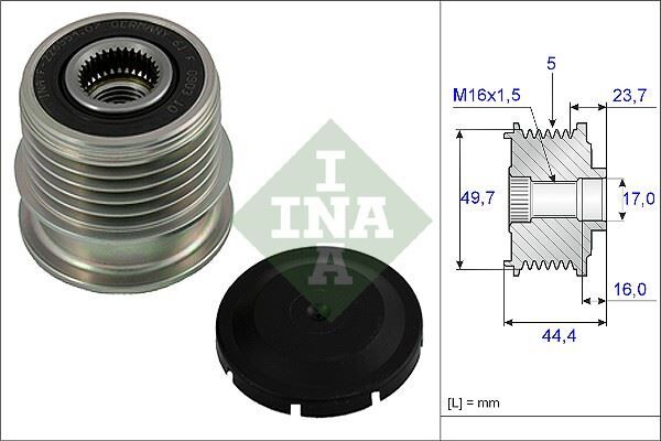 INA 535001110 ALTERNATOR KASNAGI MERCEDES A-CLASS W168 98>04