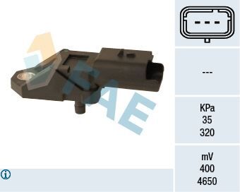 FAE 15107 GAZ KELEBEK SENSORU FIESTA 11> B MAX 13> COURIRER 13> EURO C5 CITREON C6 2.2 HDI C5 2.2 HDI