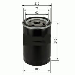 YAĞ FİLTRESİ MASTER-TRAFFIC 2.5D- BOXER 2.8D-2.8HDI- MOVANO 2.5D-2.8DTI-JUMPER 2.8 HDI- DUCATO 2.5D