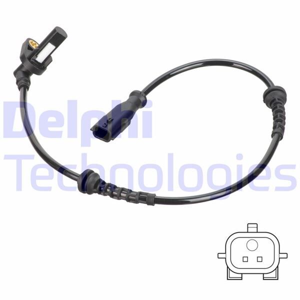DELPHI SS20765 ABS SENSÖRÜ CLİO-CLİO CAMPUS-CLİO SYMBOL-CLİO THALİA-CLİO VAN-SYMBOL-THALİA 09-1998>