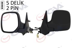 GVA 1045103 DIŞ DİKİZ AYNASI SOL BERLINGO-PARTNER 97> MEKANİK ISITMALI KONVEKS 2 FİŞ VM-118NL