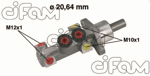 CIFAM 202388 ANA MERKEZ CLIO II 1.4-1.9 D 98-05 20.64mm