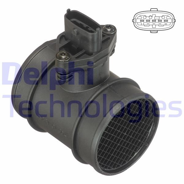 DELPHI AF10625-12B1 HAVA AKIŞMETRE DEBIMETRE FIAT DOBLO-MAREA-BRAVO 1.9 JTD