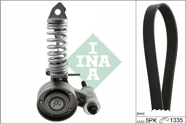INA 529029510 ALTERNATÖR GERGİ KİTİ 5PK1335 KAYIŞ ASTRA J CORSA C CORSA D 1.2-1.4 K015PK1355 1340017-55562422-55562423