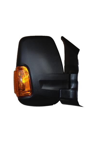 DIŞ DİKİZ AYNASI KISA KOL SAĞ ELEKTİRİKLİ SARI SİNYALLİ REZİSTANSLI TRANSIT V363 14>