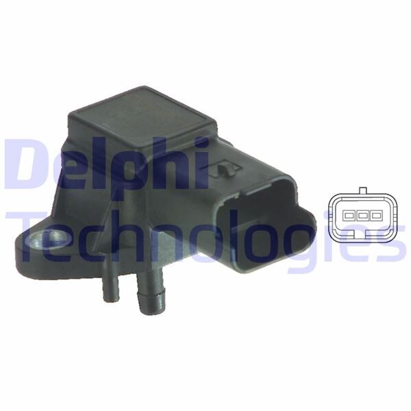 DELPHI PS10134 EMME MANİFOLD BASINÇ MAP SENSÖRÜ P406-P607-P806-P807-EXPERT-C5-C8-JUMPY-XANTIA 2.0 HDI