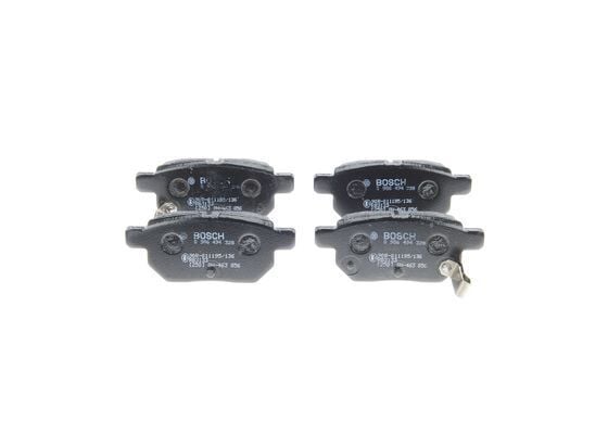 BOSCH 0986494328 ARKA FREN BALATA TOYOTA AURIS. COROLLA 1.6L 1ZR-FE ZRE151 07-11 / 1.33L 1NR-FE NRE150 6 vites 10->