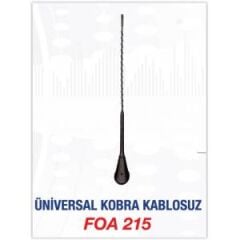 FLAS FOA215 TAVAN ANTENİ KOBRA ÜNİVERSAL VW-TOYOTA-RENO-FIAT-OPEL